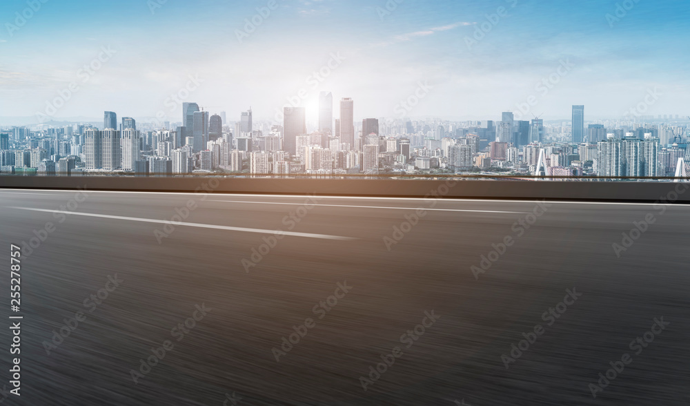Urban Road, Highway and Construction Skyline Urban Road, Highway and Construction Skyline