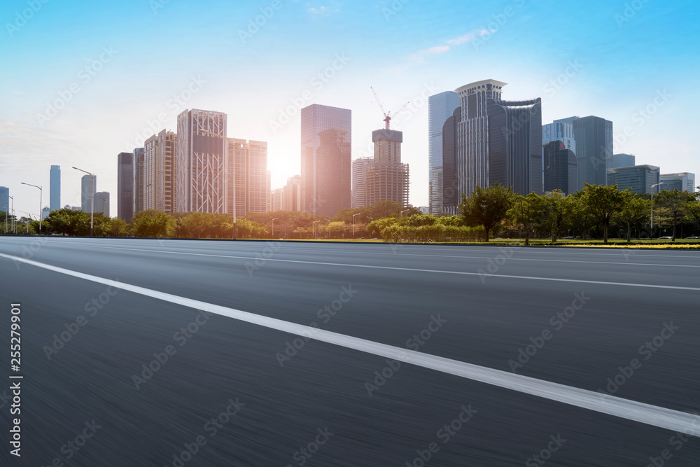Urban Road, Highway and Construction Skyline Urban Road, Highway and Construction Skyline