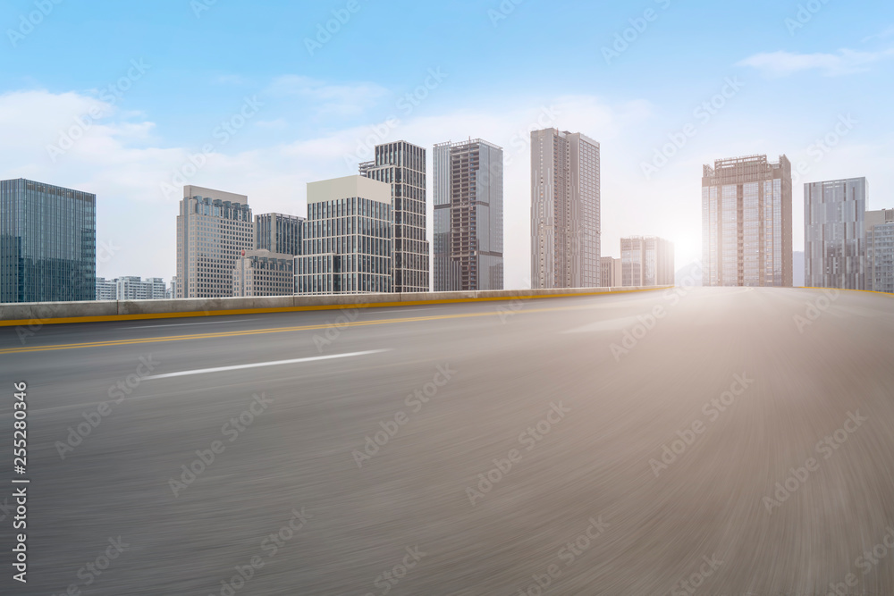 Urban Road, Highway and Construction Skyline Urban Road, Highway and Construction Skyline
