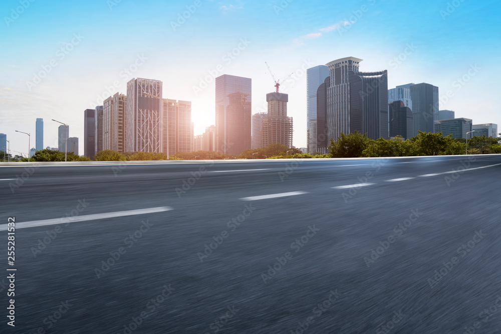 Urban Road, Highway and Construction Skyline Urban Road, Highway and Construction Skyline