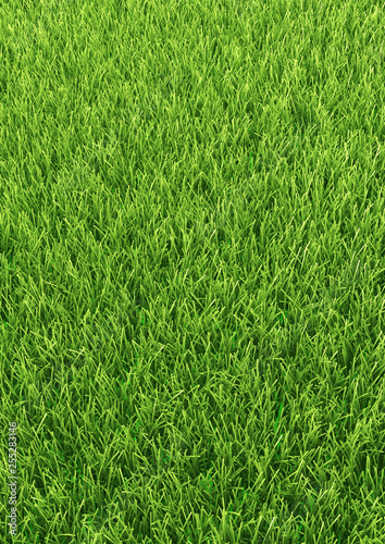 Vertical natured green grass golf field paper background