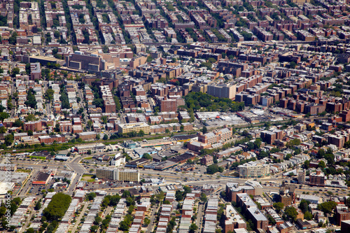 Aerial photo of New York City with buildings as far as you can see