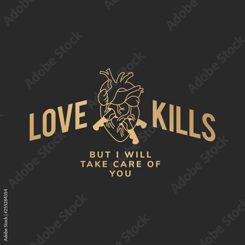 Love kills illustration