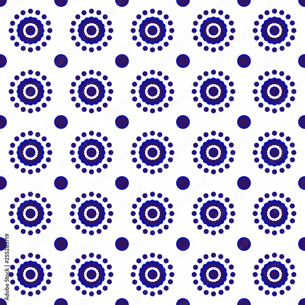 indigo blue pattern