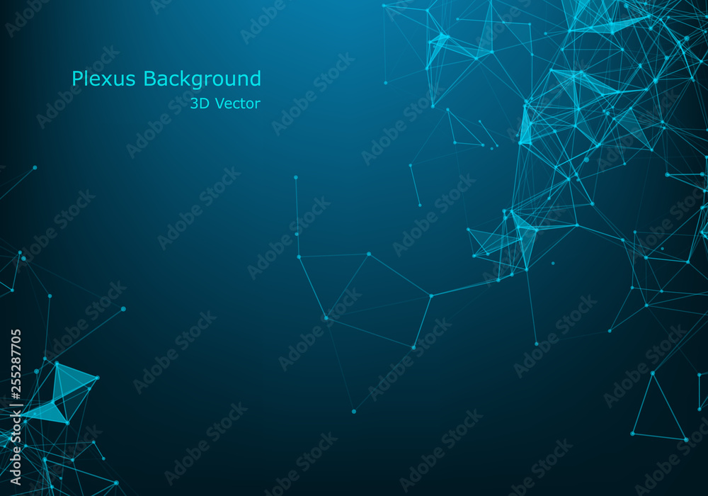 Abstract molecule background, genetic and chemical compounds, connected lines with dots, medical, technological and scientific concept, vector illustration Abstract molecule background, genetic and chemical compounds, connected lines with dots, medical, technological and scientific concept, vector illustration