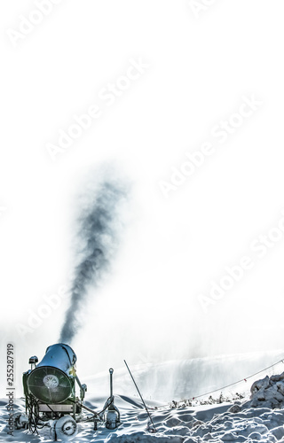 making snow
