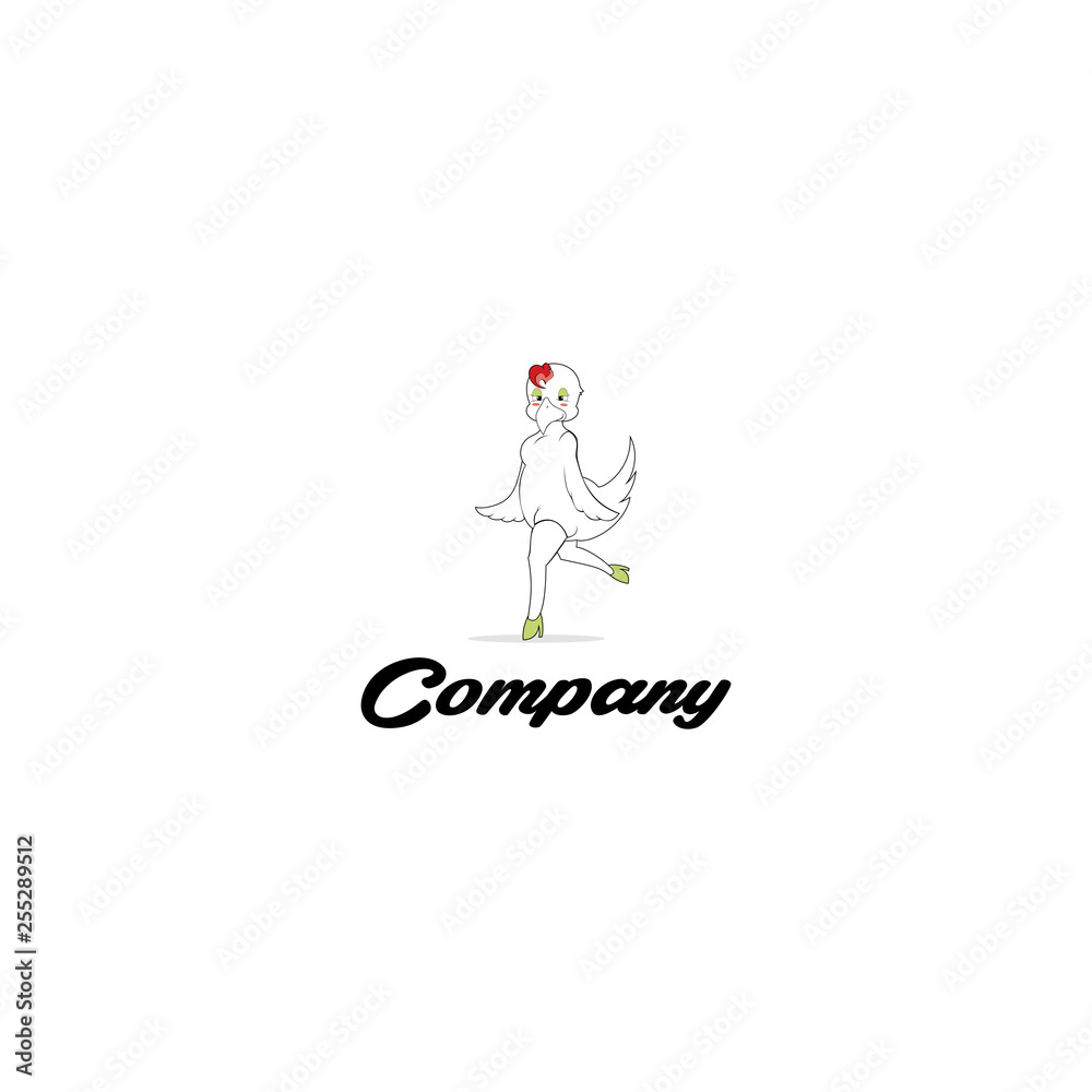Beauty Duck Vector Creative Logo Design Beauty Duck Vector Creative Logo Design