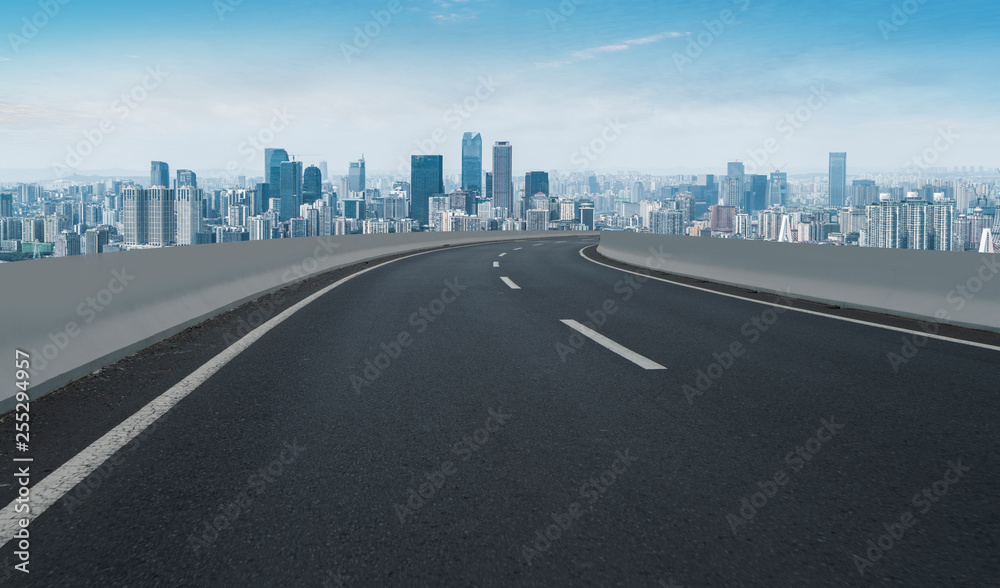 Urban Road, Highway and Construction Skyline Urban Road, Highway and Construction Skyline