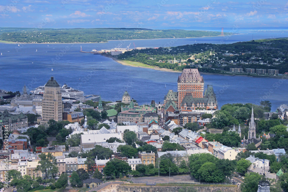 panoramic view of quebec