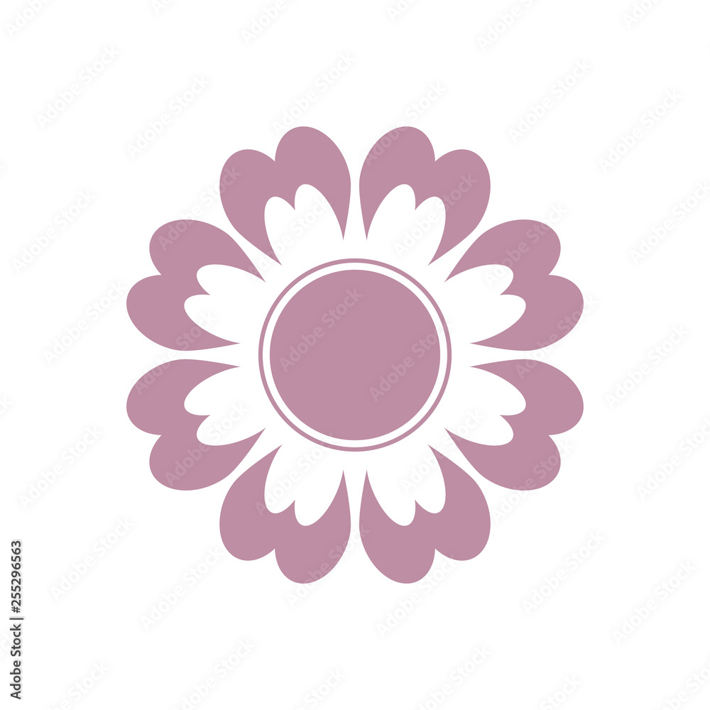 flower icon, vector flower icon, vector