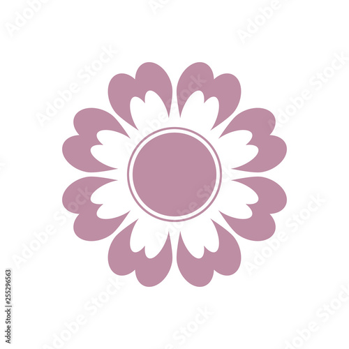 flower icon, vector