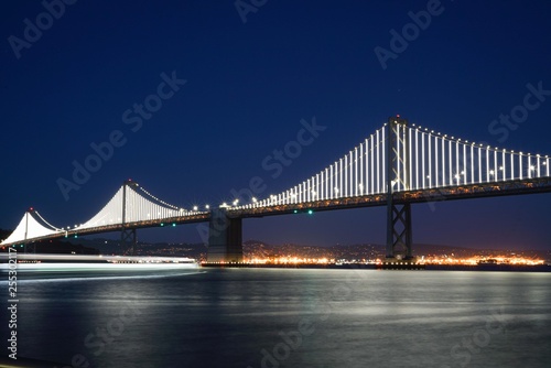 Bay Bridge Okland San Francisco night photography 