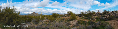Panorama of Brown s Ranch in Scottsdale Arizona
