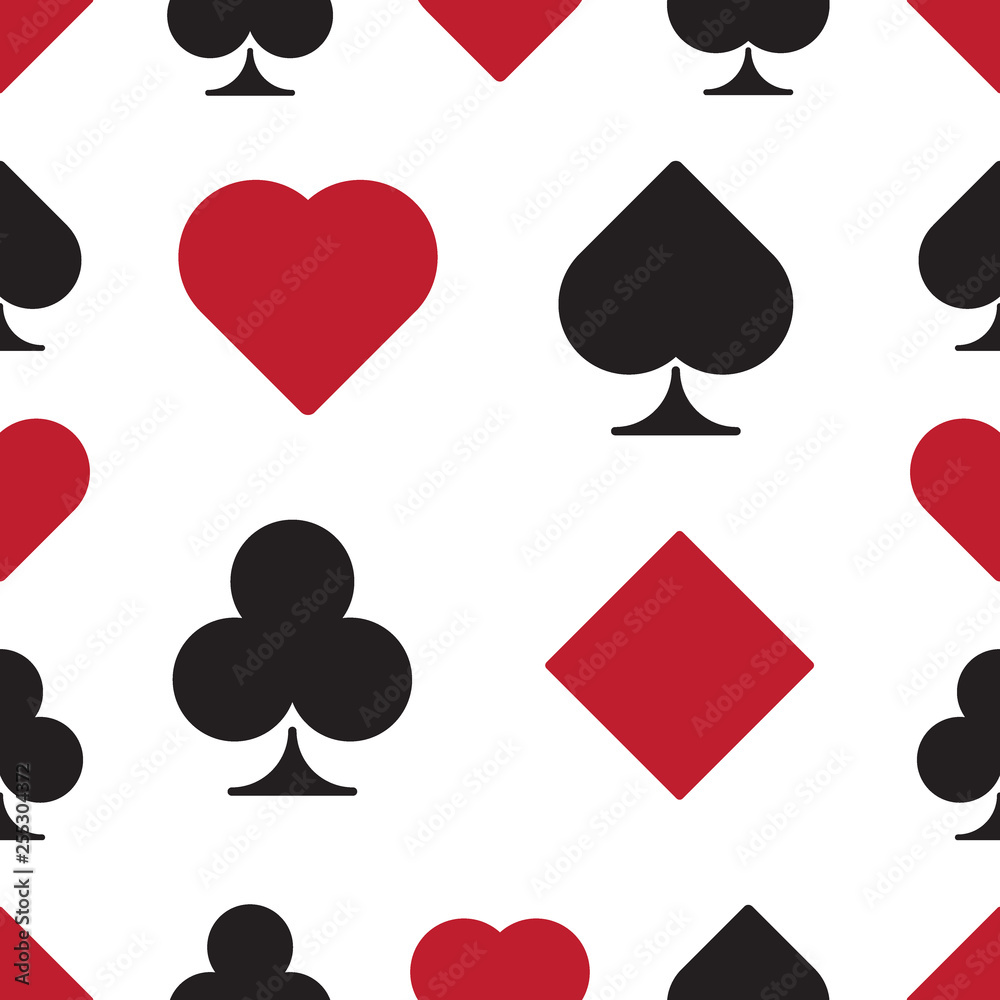 Card symbol seamless flat vector background Card symbol seamless flat vector background