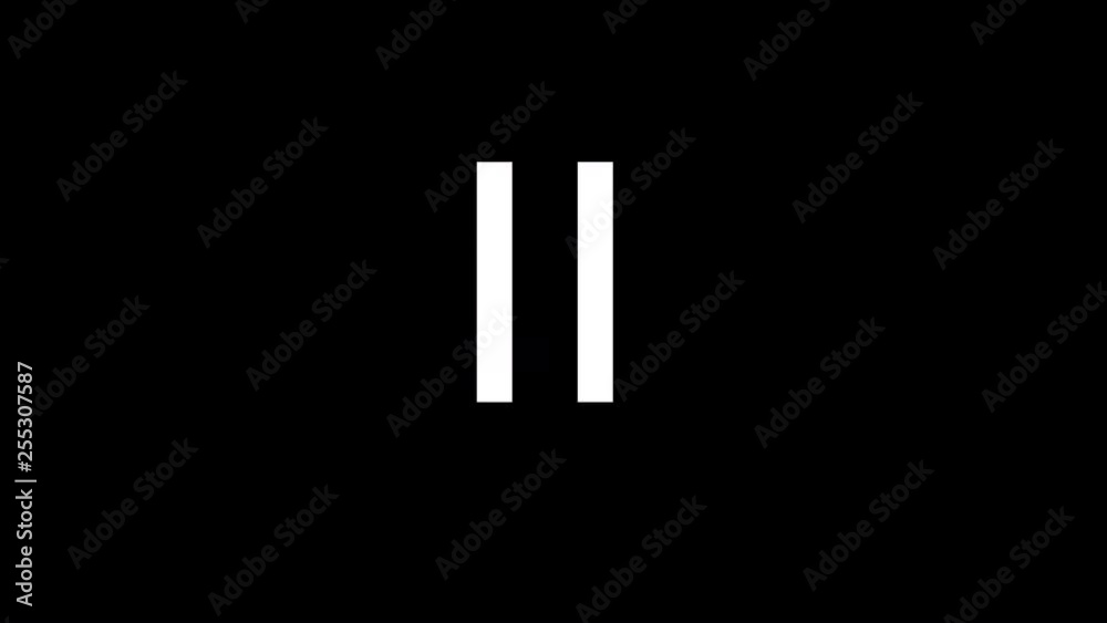 From the Glitch effect arises Roman numerals II. Then the TV turns off. Alpha channel Premultiplied - Matted with color black From the Glitch effect arises Roman numerals II. Then the TV turns off. Alpha channel Premultiplied - Matted with color black