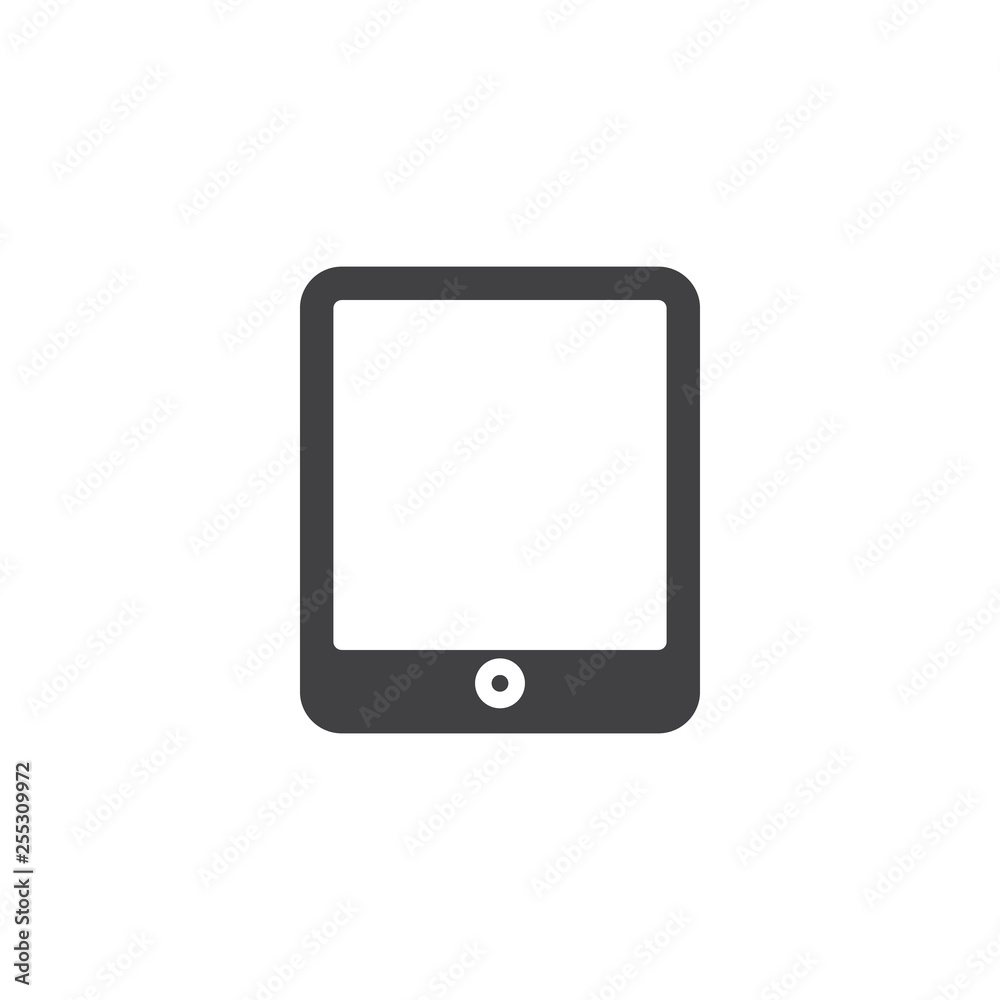 Tablet pad vector icon. filled flat sign for mobile concept and web design. Computer tablet device glyph icon. Symbol, logo illustration. Pixel perfect vector graphics Tablet pad vector icon. filled flat sign for mobile concept and web design. Computer tablet device glyph icon. Symbol, logo illustration. Pixel perfect vector graphics