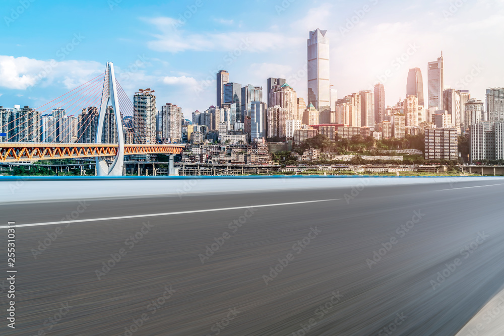 Urban Road, Highway and Construction Skyline Urban Road, Highway and Construction Skyline