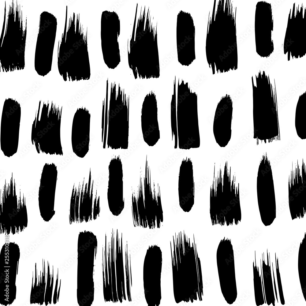 Brush grunge pattern. White and black vector. Brush grunge pattern. White and black vector.