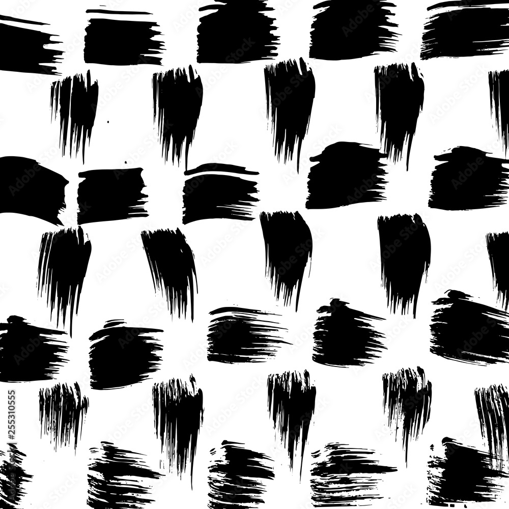 Brush grunge pattern. White and black vector. Brush grunge pattern. White and black vector.