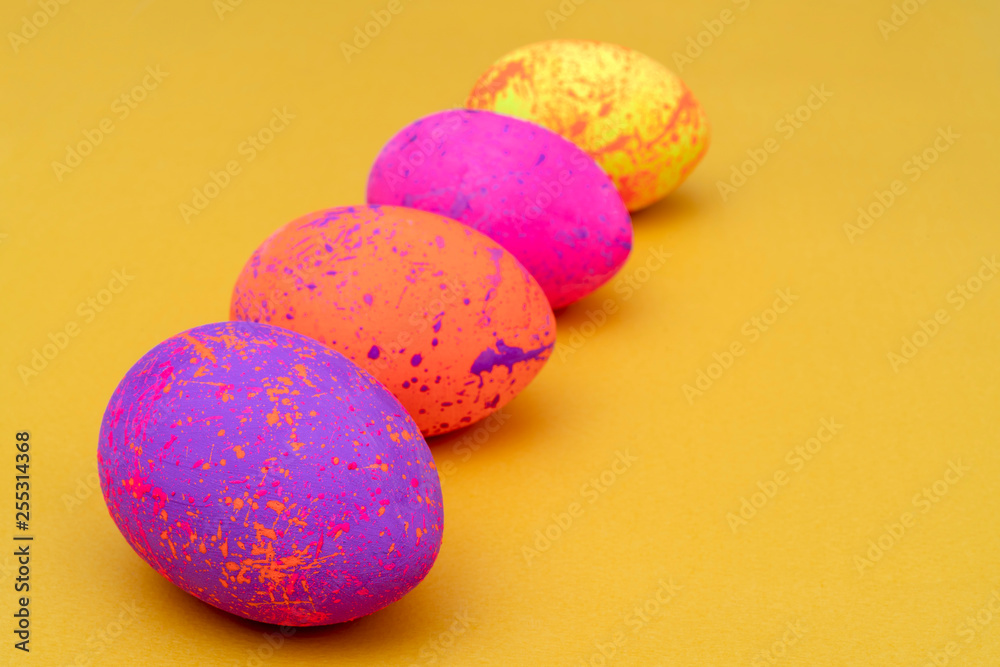 Painted eggs are a symbol of the traditional Christian holiday of Easter. Painted eggs are a symbol of the traditional Christian holiday of Easter.