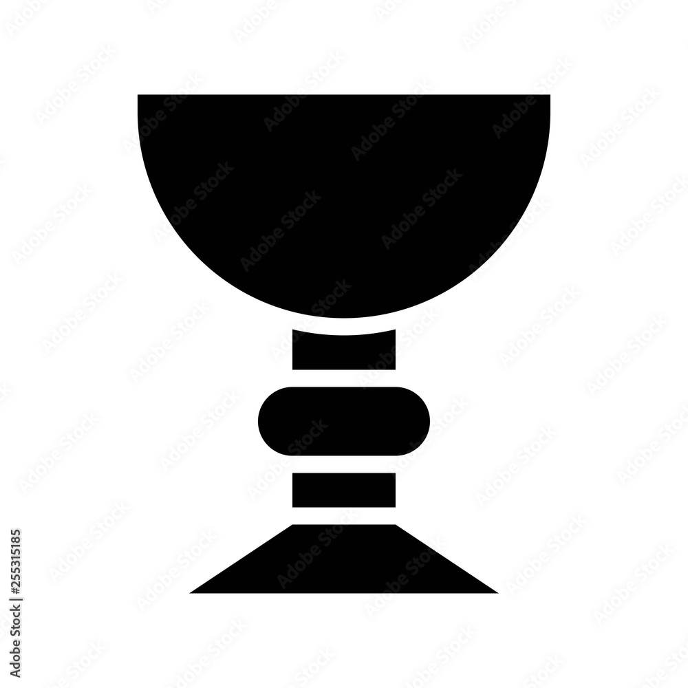 Holy grail vector, Isolated Easter solid style icon Holy grail vector, Isolated Easter solid style icon
