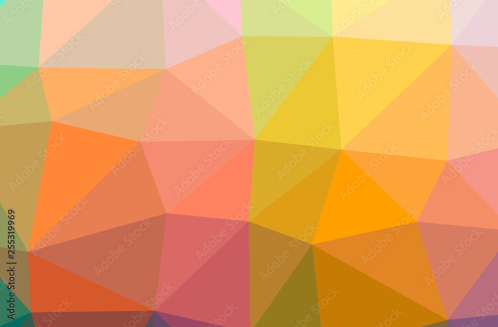 Illustration of abstract Orange, Yellow horizontal low poly background. Beautiful polygon design pattern. Illustration of abstract Orange, Yellow horizontal low poly background. Beautiful polygon design pattern.
