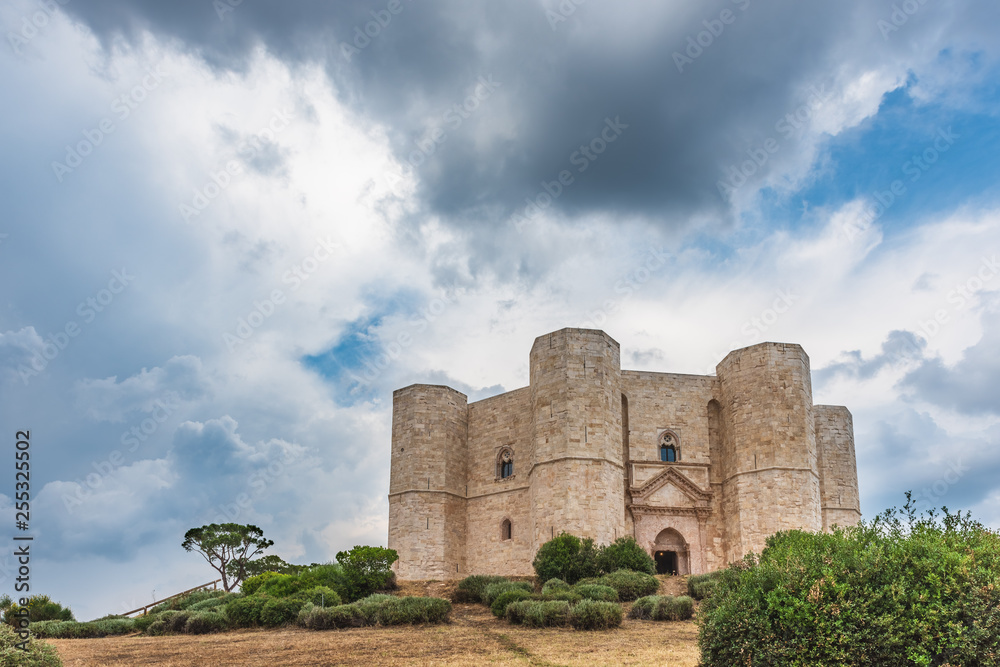 Castel del Monte, a 13th century fortress built by the emperor of the Holy Roman Empire, Frederick II. Italy