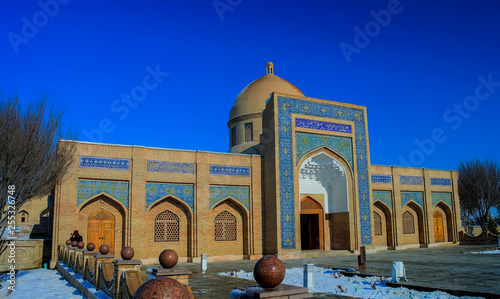 Exterior view to Baha-ud-din Naqshband Bokhari Memorial Complex near, Bukhara, Uzbekistan photo