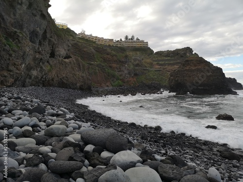 rocks and sea
