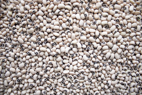 White beans, small. Background with beans.