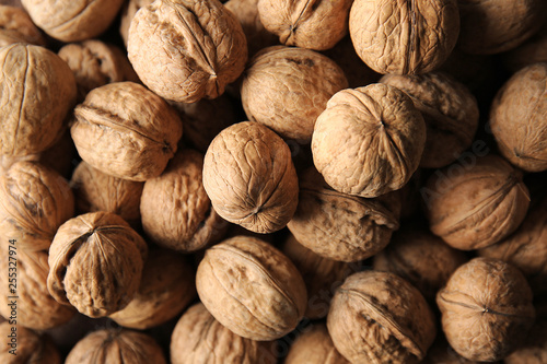 Tasty walnuts, closeup