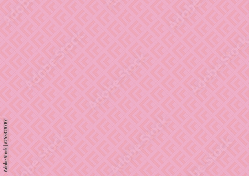 ピンク色の四角模様パターン