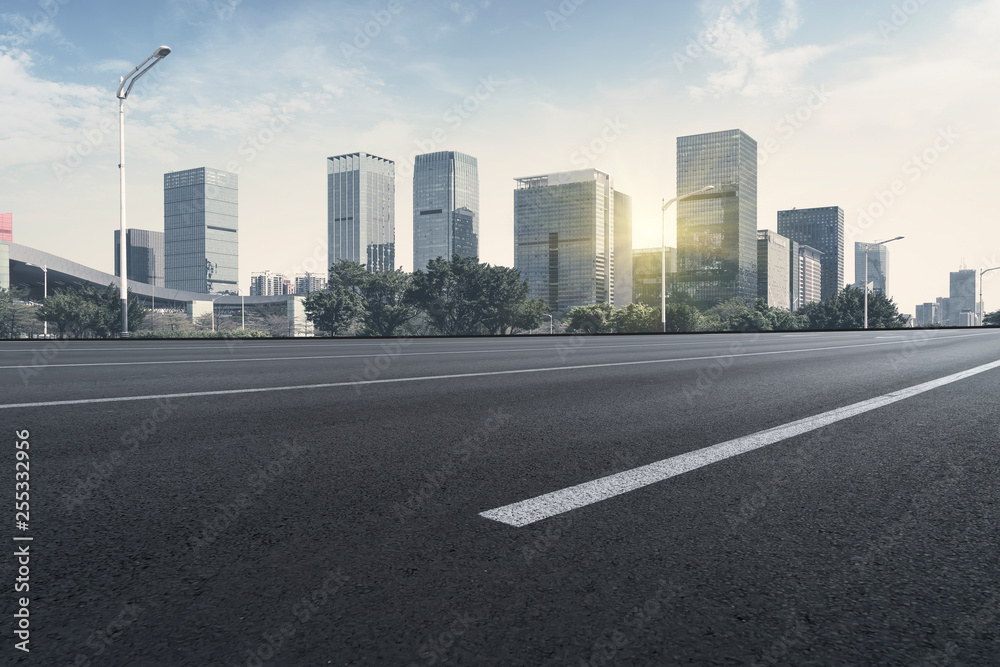 Urban Road, Highway and Construction Skyline Urban Road, Highway and Construction Skyline