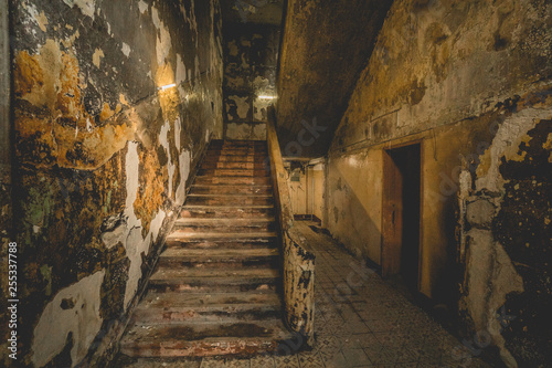 Abondoned ladder in old house