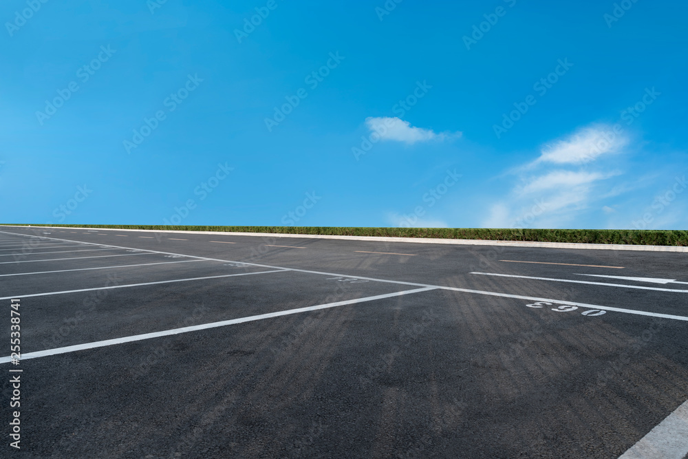 Road surface and sky cloud landscape.. Road surface and sky cloud landscape..