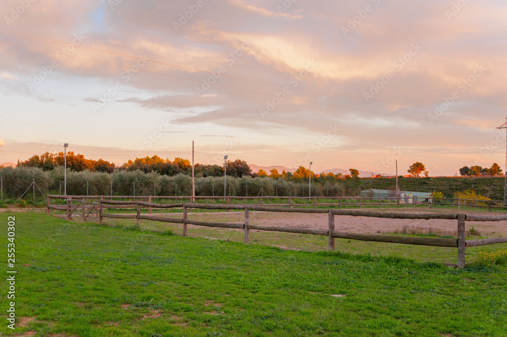 Fototapeta premium Fencing for horses .