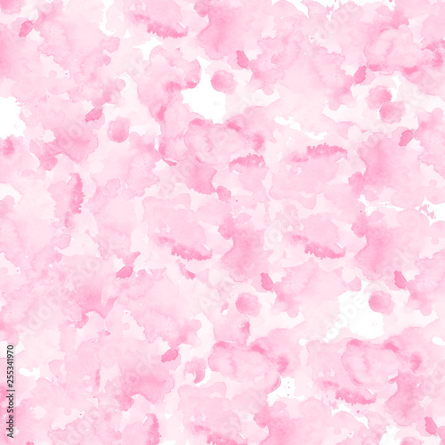 Fototapeta Naklejka Na Ścianę i Meble -   Hand painted pink sky, watercolor background