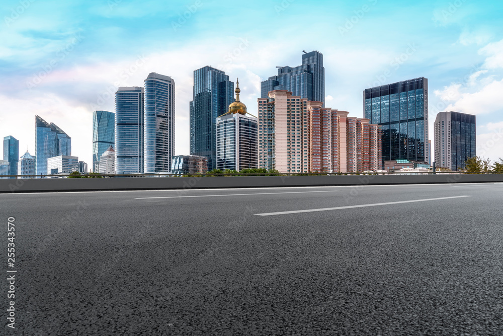 Urban Road, Highway and Construction Skyline..