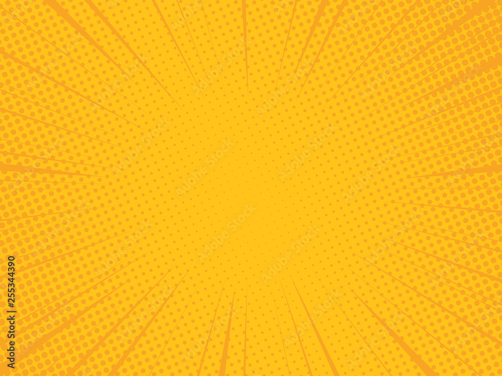 Radial speed lines for comic books. Explosion background
