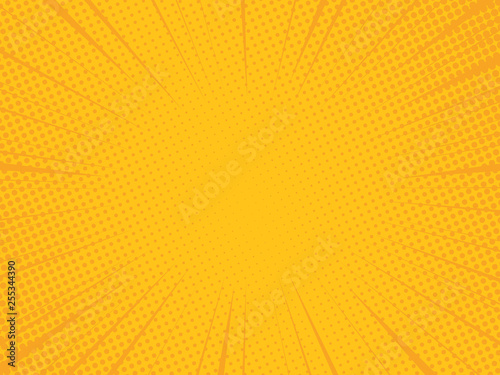 Radial speed lines for comic books. Explosion background