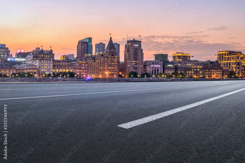 Urban Road, Highway and Construction Skyline..