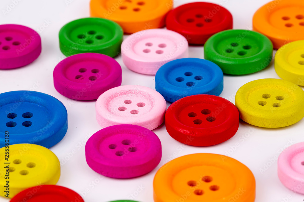 Sewing buttons background. Colorful sewing buttons texture Sewing buttons background. Colorful sewing buttons texture