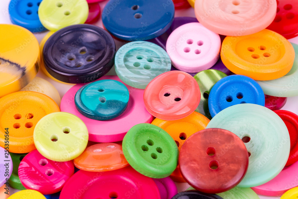 Sewing buttons background. Colorful sewing buttons texture Sewing buttons background. Colorful sewing buttons texture