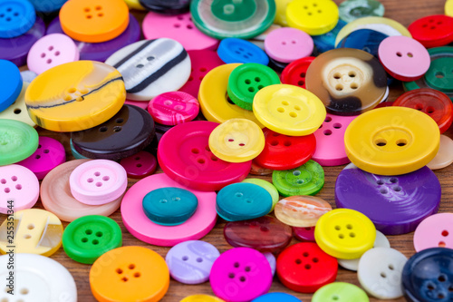 Sewing buttons background. ...