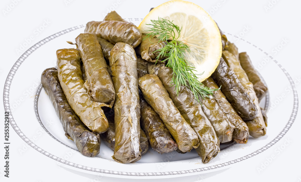 Traditional delicious Turkish foods; stuffed leaves (yaprak sarmasi) Traditional delicious Turkish foods; stuffed leaves (yaprak sarmasi)