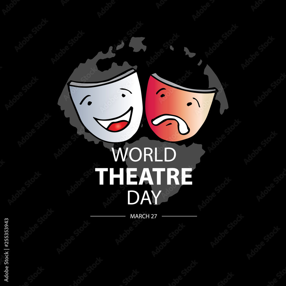 World Theatre Day concept. March 27