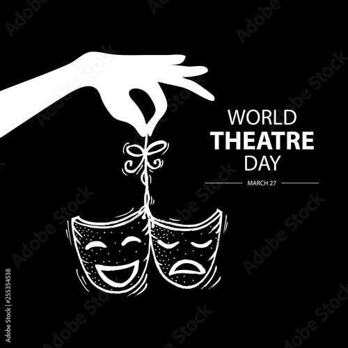 World Theatre Day concept. March 27