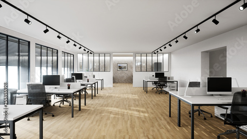 bureaux d'entreprise scène 3d 01