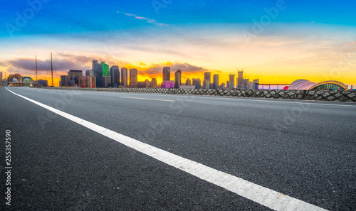 Urban Road, Highway and Construction Skyline..