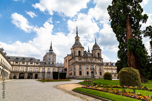 Sept 2018 - La Granja de San Ildefonso, Segovia, Spain - Royal Palace and Real Colegiata of la Granja. This beautiful baroque style palace and gardens were built during the reign of Felipe V